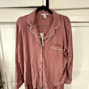 Victoria's Secret Dusty Rose Pajama Set